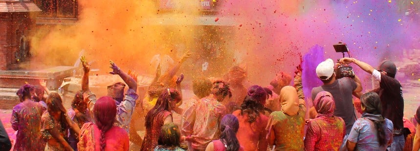 HOLİ FESTİVALİ VE HİNDİSTAN - KATMANDU